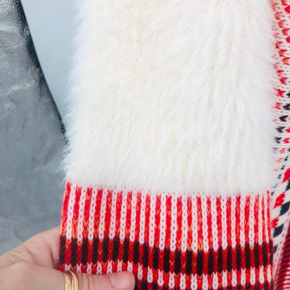 RARE MAXSPORT Tribal Aztec Long Cardigan Bohemian Boho Fringe Size M‎ $298 - Picture 5 of 16